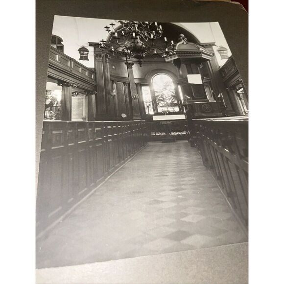 Vintage St Michael’s Church Interior Charleston Old Mounted Architecture Photo - Picture 3 of 7